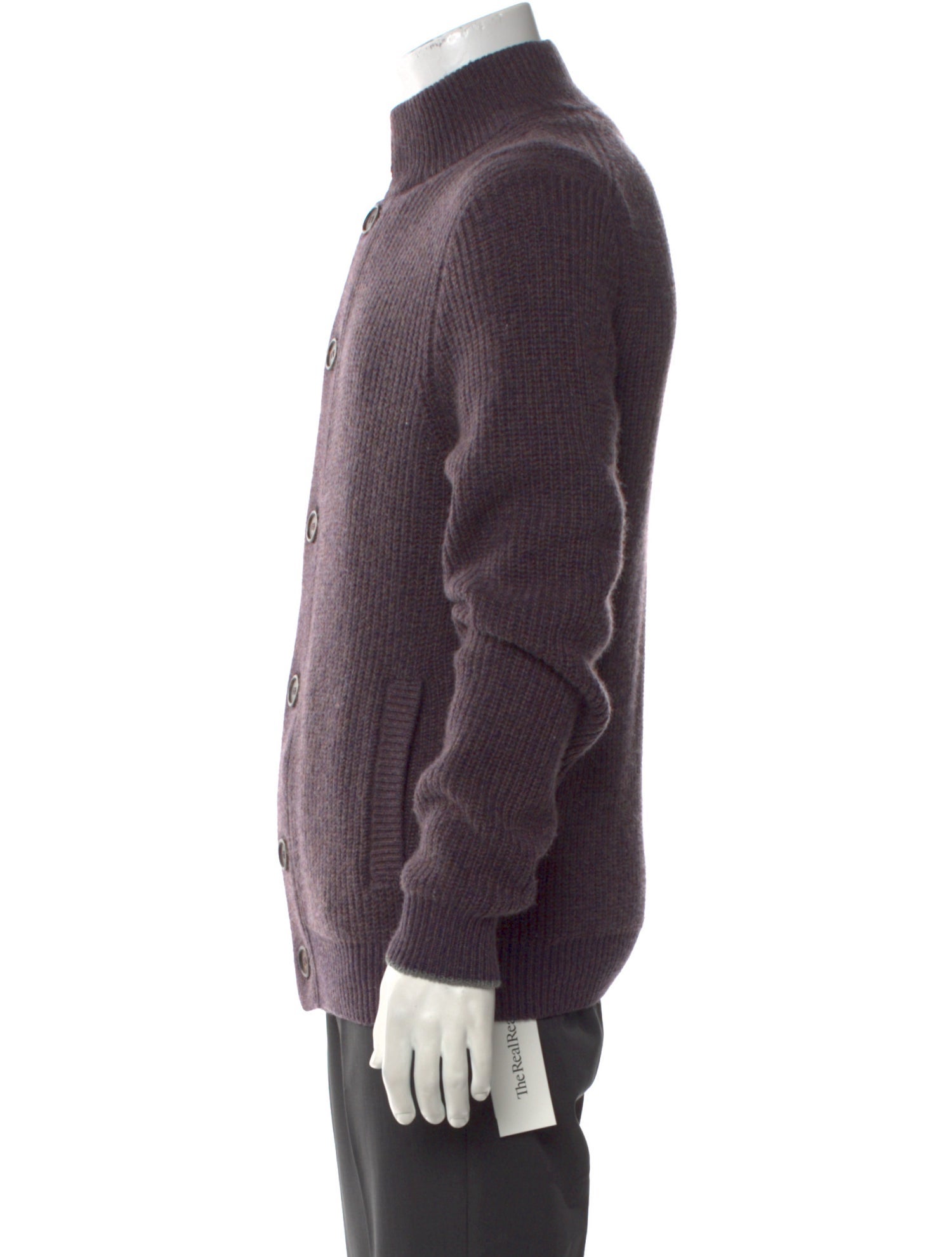 Brunello Cucinelli Cashmere Mock Neck Cardigan